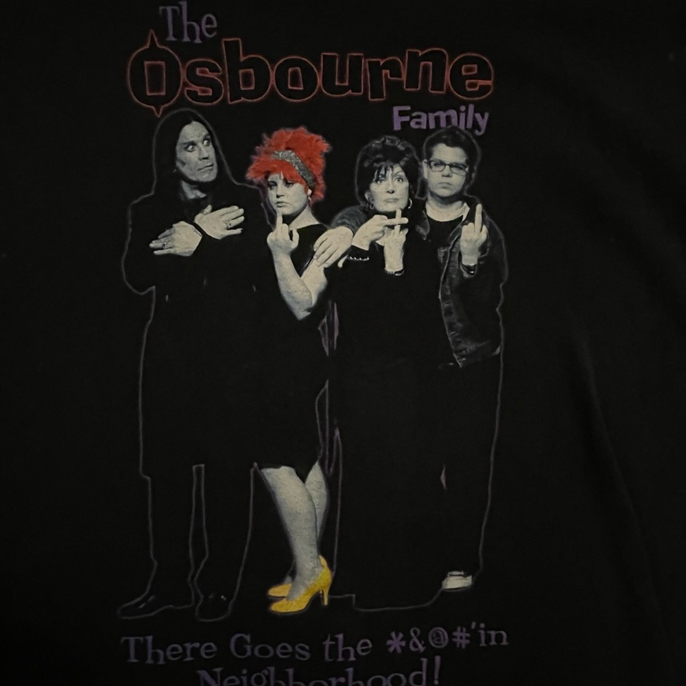 The Osbourne’s Rare Promo Shirt.